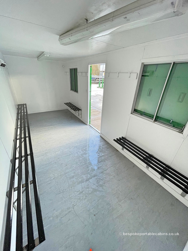 removal of old portable cabin